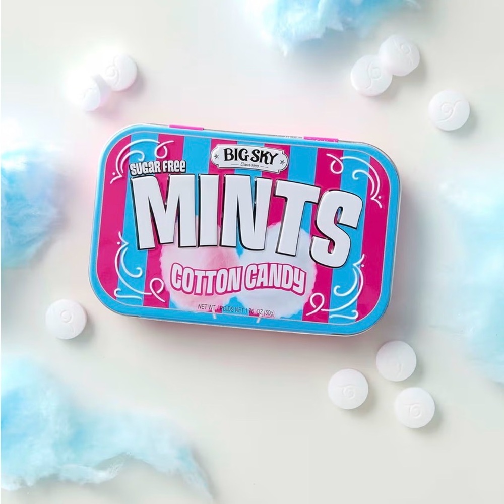 Big Sky Cotton Candy Mints in Tin
